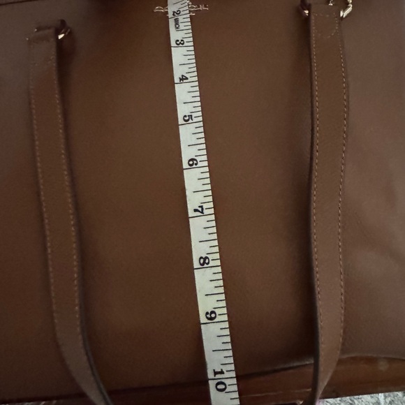 Coach Tan Leather Tote Bag - Picture 7 of 8
